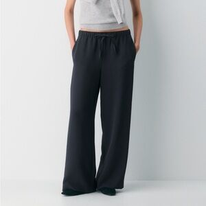 Aritzia Wilfred Dark Night Navy Lodge Pants